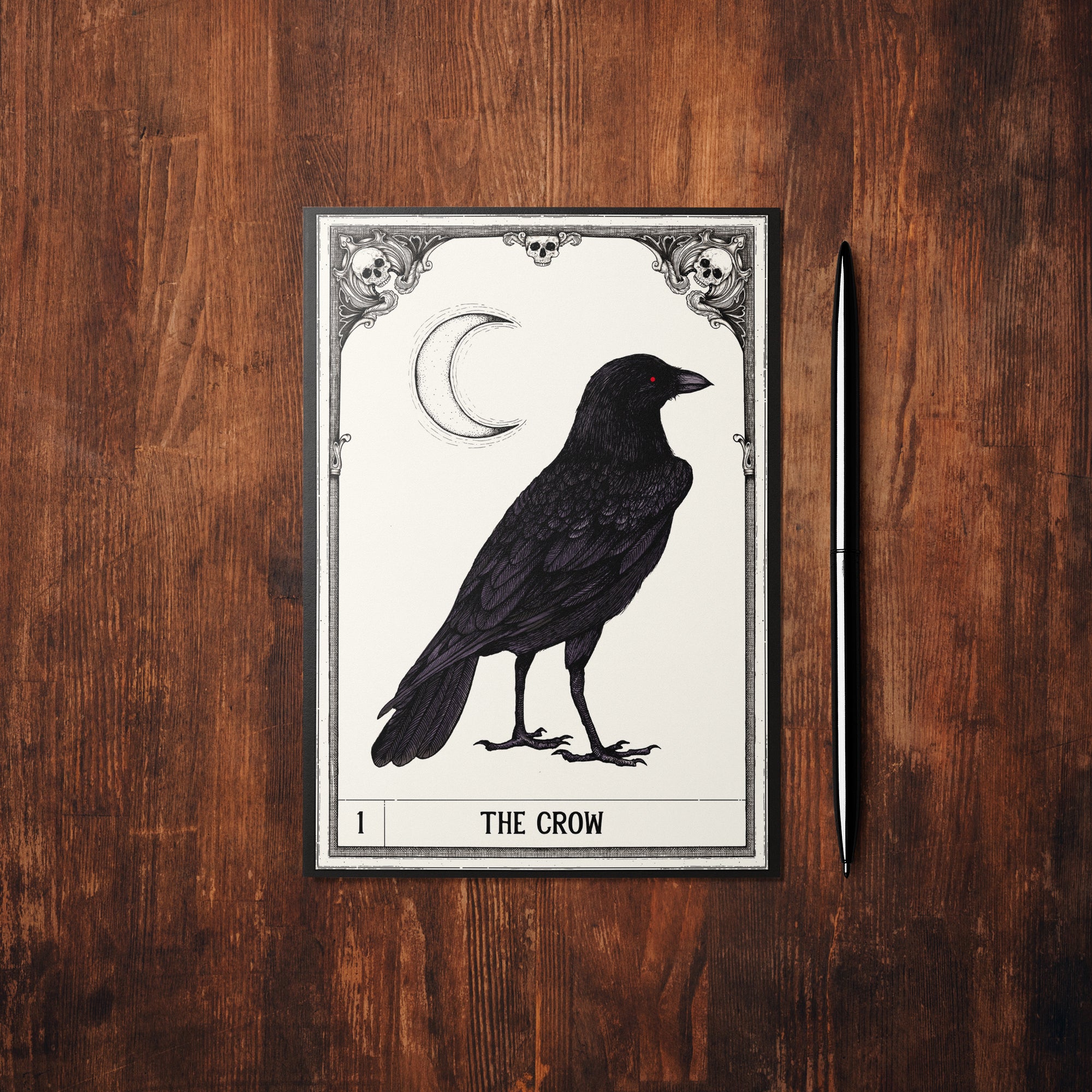 The Crow - Mohawk Fine Art Postcard