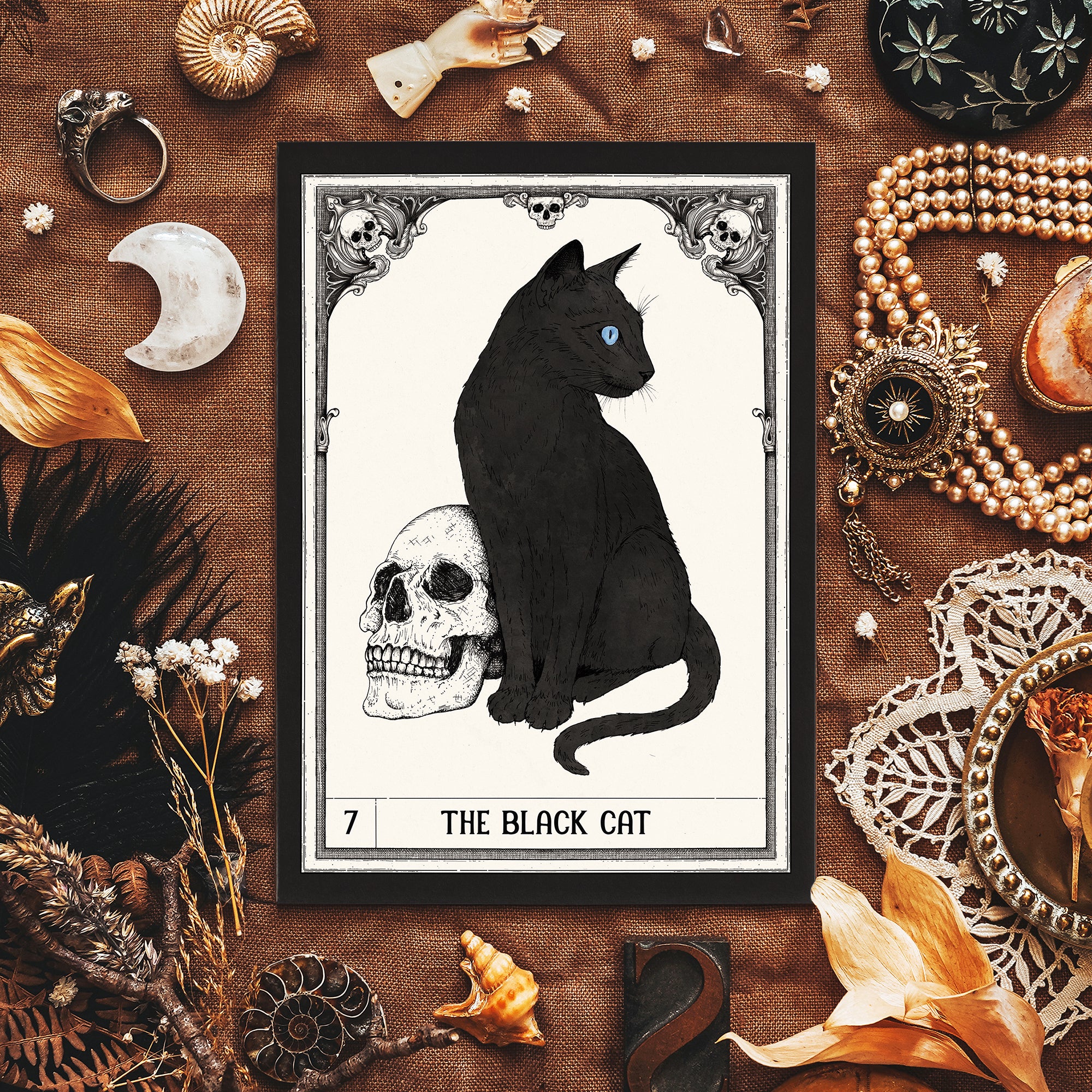 The Black Cat - Giclée Art Print