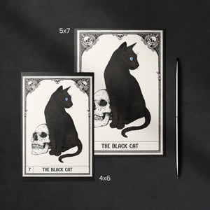 The Black Cat - Mohawk Fine Art Postcard