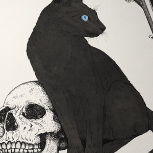 The Black Cat - Giclée Art Print