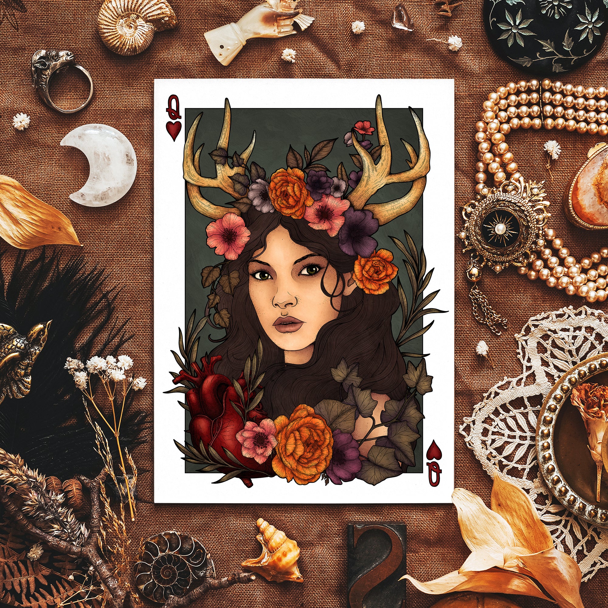 The Antler Queen - Giclée Art Print