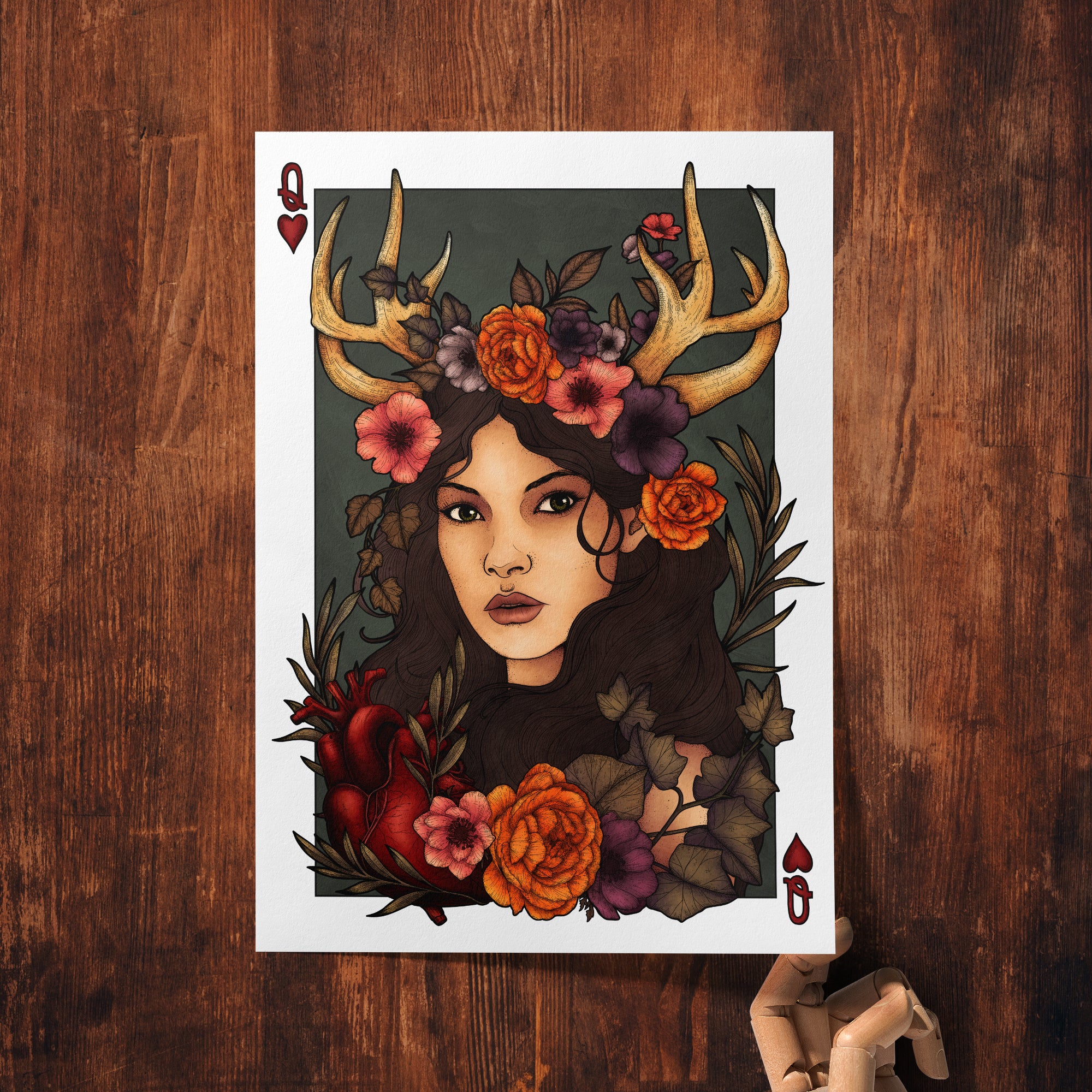 The Antler Queen - Giclée Art Print