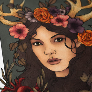 The Antler Queen - Giclée Art Print