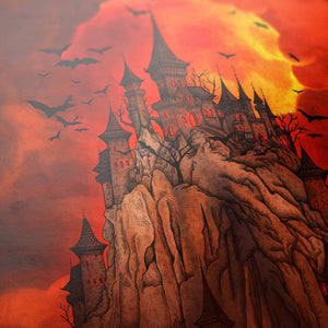 Blood Moon Castle - Giclée Art Print