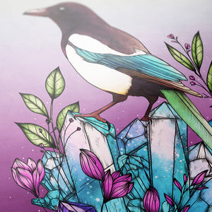 Crystal Magpie - Giclée Art Print