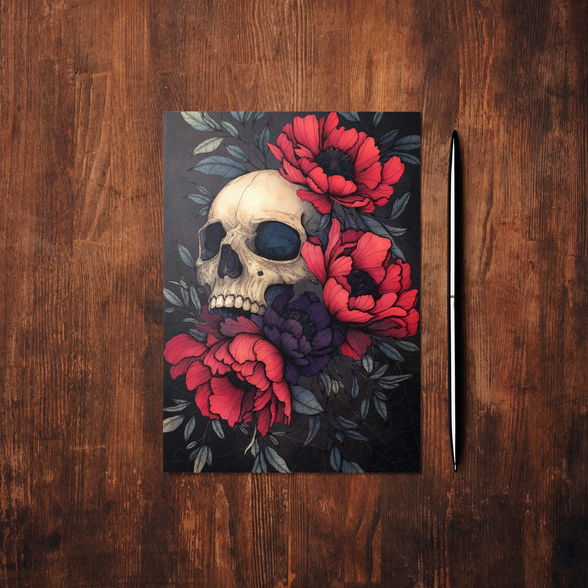 Death Blossom - Glossy Fine Art Postcard