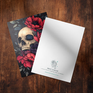 Death Blossom - Glossy Fine Art Postcard