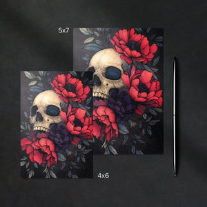 Death Blossom - Glossy Fine Art Postcard