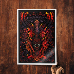 Ember Dragon - Giclée Art Print