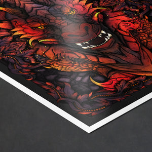 Ember Dragon - Giclée Art Print