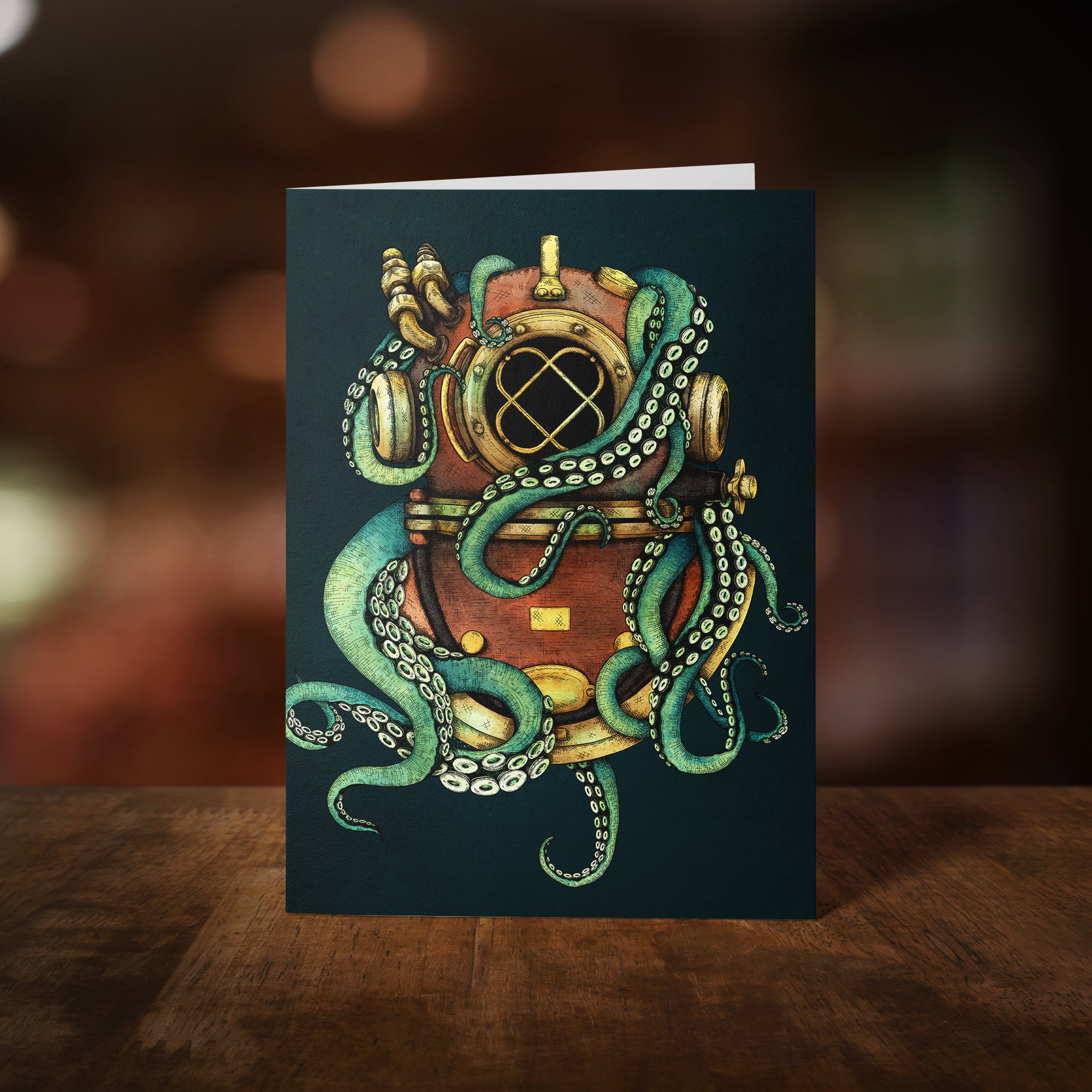 From the Depths - Greeting Card