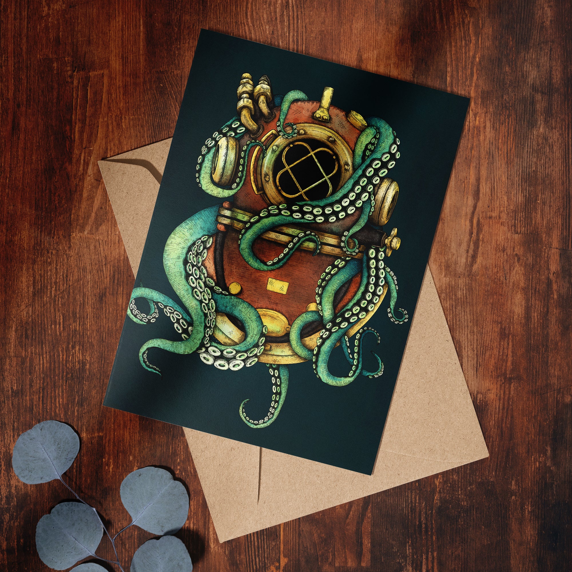 From the Depths - Greeting Card