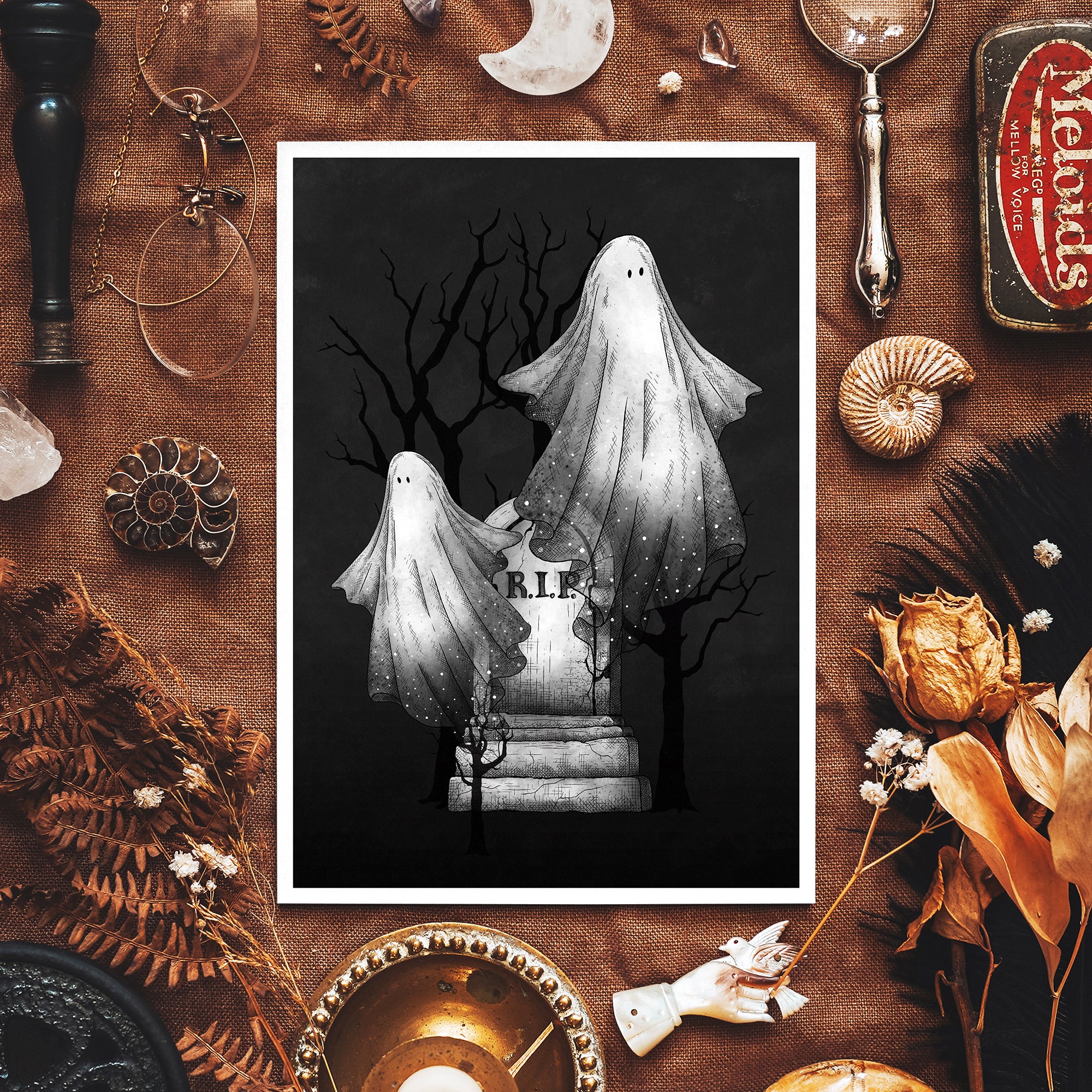 Ghost Duo - Giclée Art Print