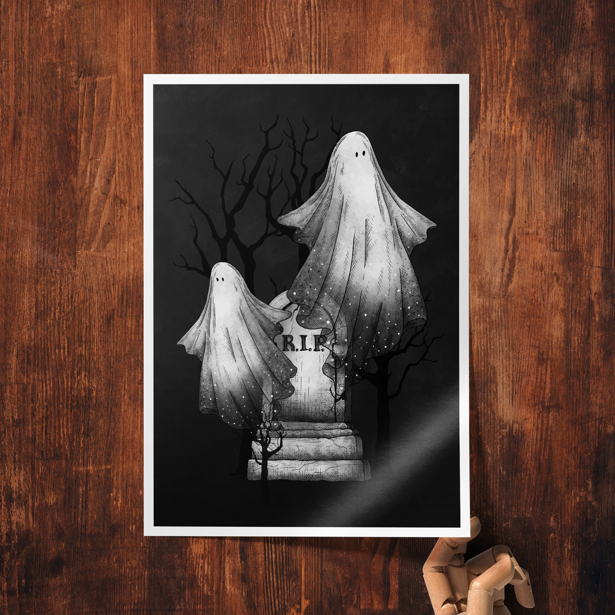 Ghost Duo - Giclée Art Print