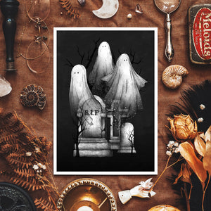 Ghost Family - Giclée Art Print