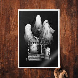 Ghost Family - Giclée Art Print