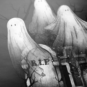 Ghost Family - Giclée Art Print