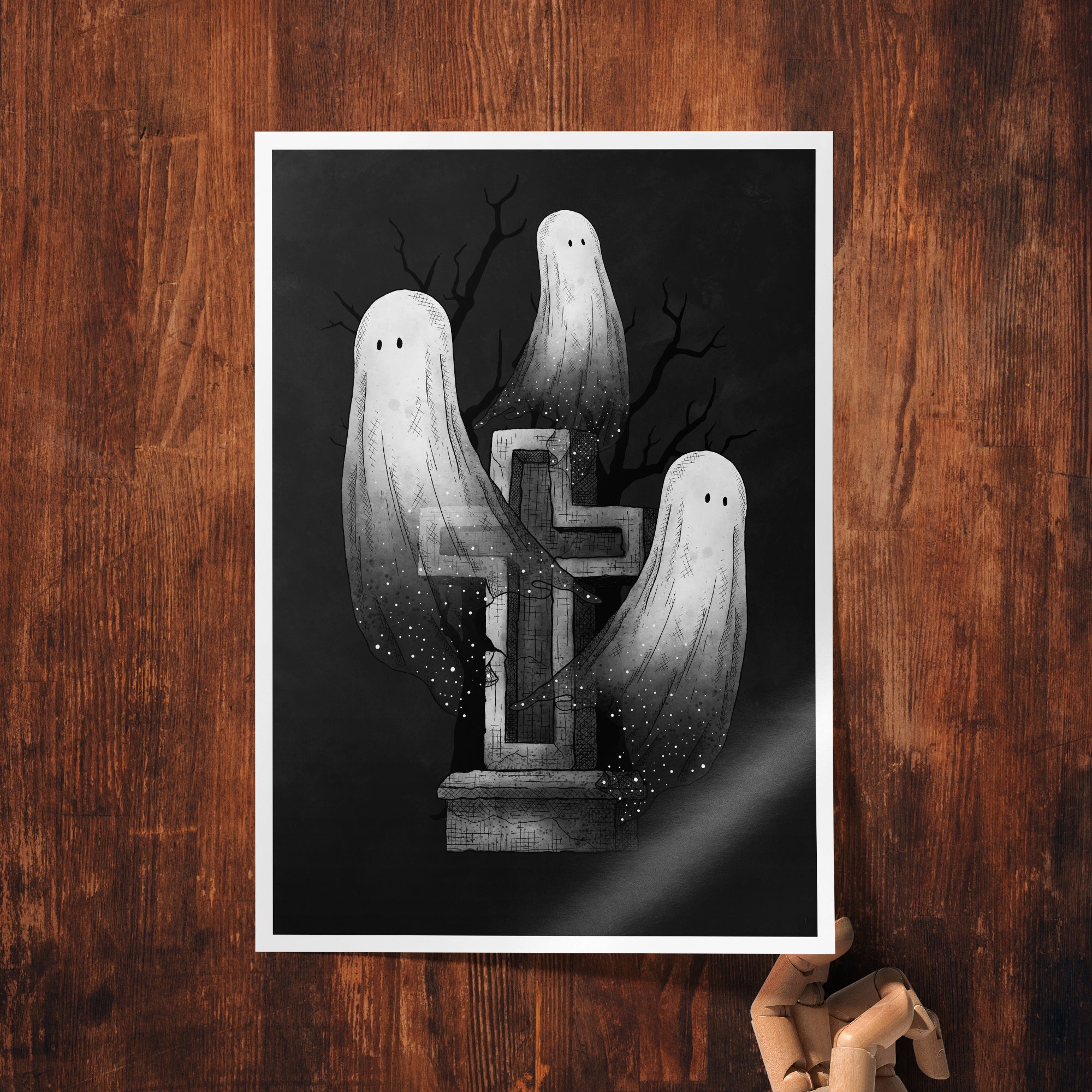 Ghost Trio - Giclée Art Print