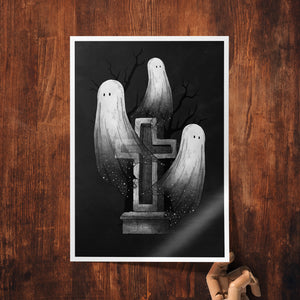 Ghost Trio - Giclée Art Print