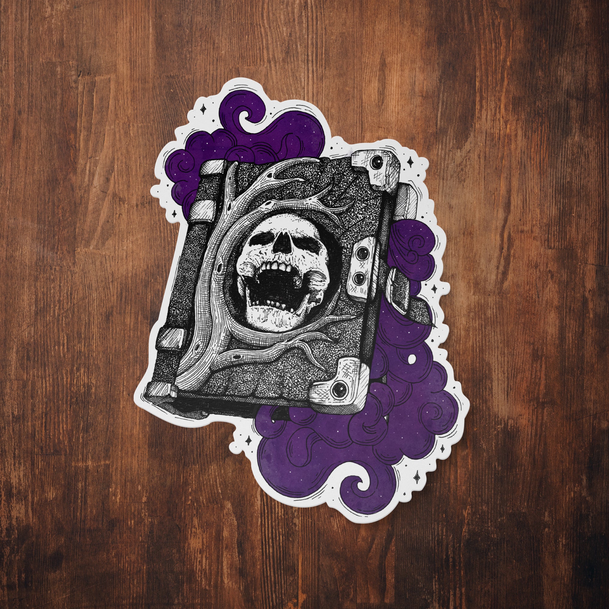 Gothic Spellbook - Vinyl Sticker