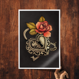 Lover's Lock - Giclée Art Print