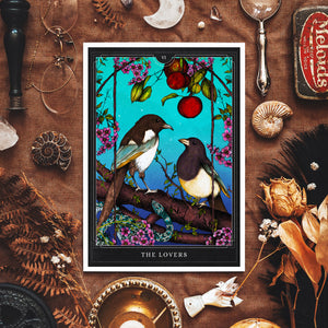 The Lovers Tarot - Giclée Art Print