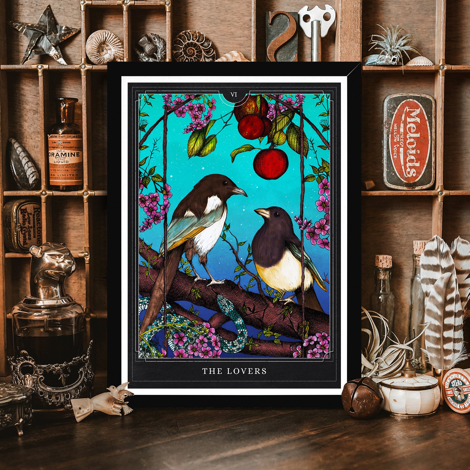 The Lovers - Framed Giclée Art Print