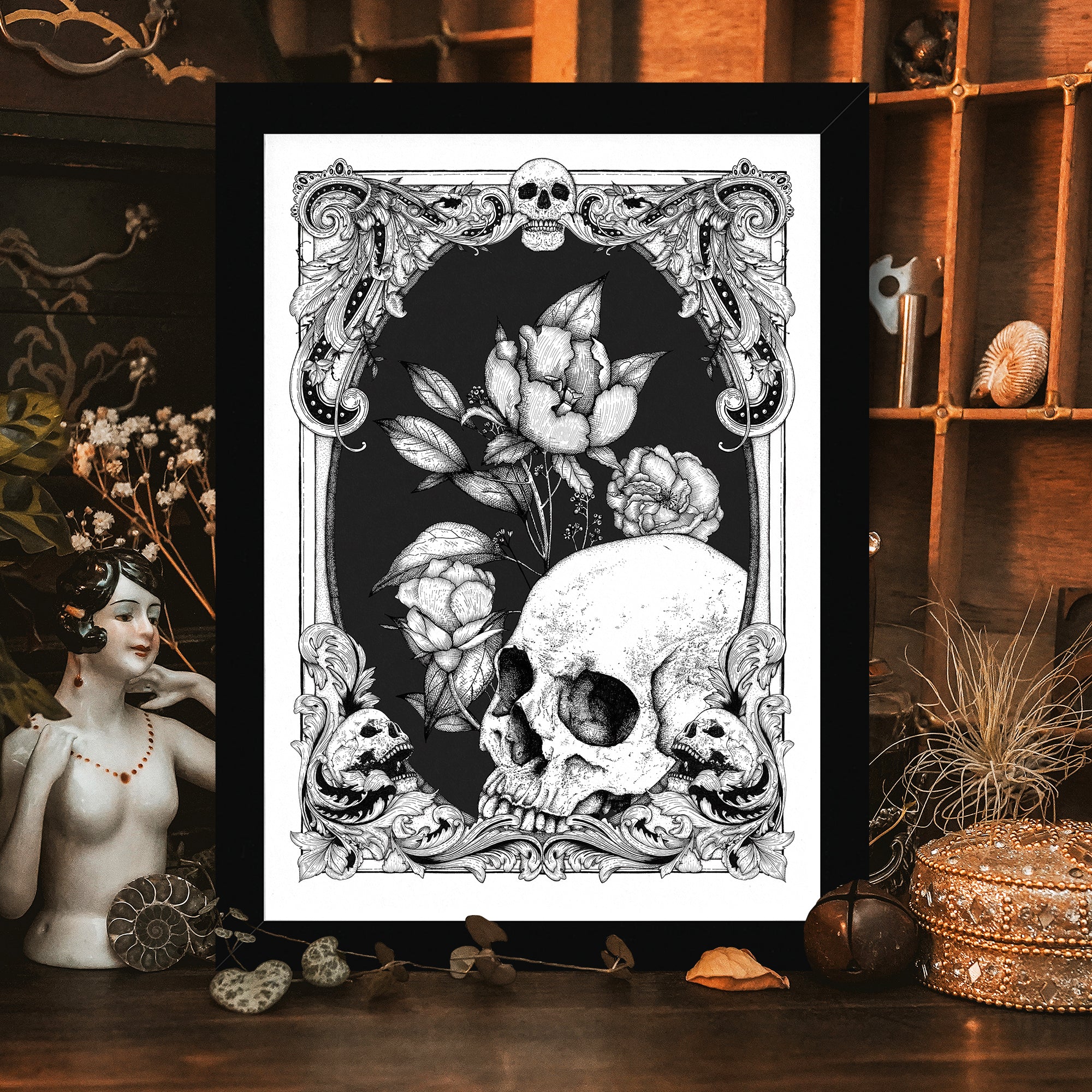 Memento Mori - Framed Giclée Art Print