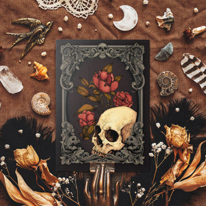 Memento Mori - Glossy Fine Art Postcard