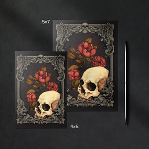 Memento Mori - Glossy Fine Art Postcard