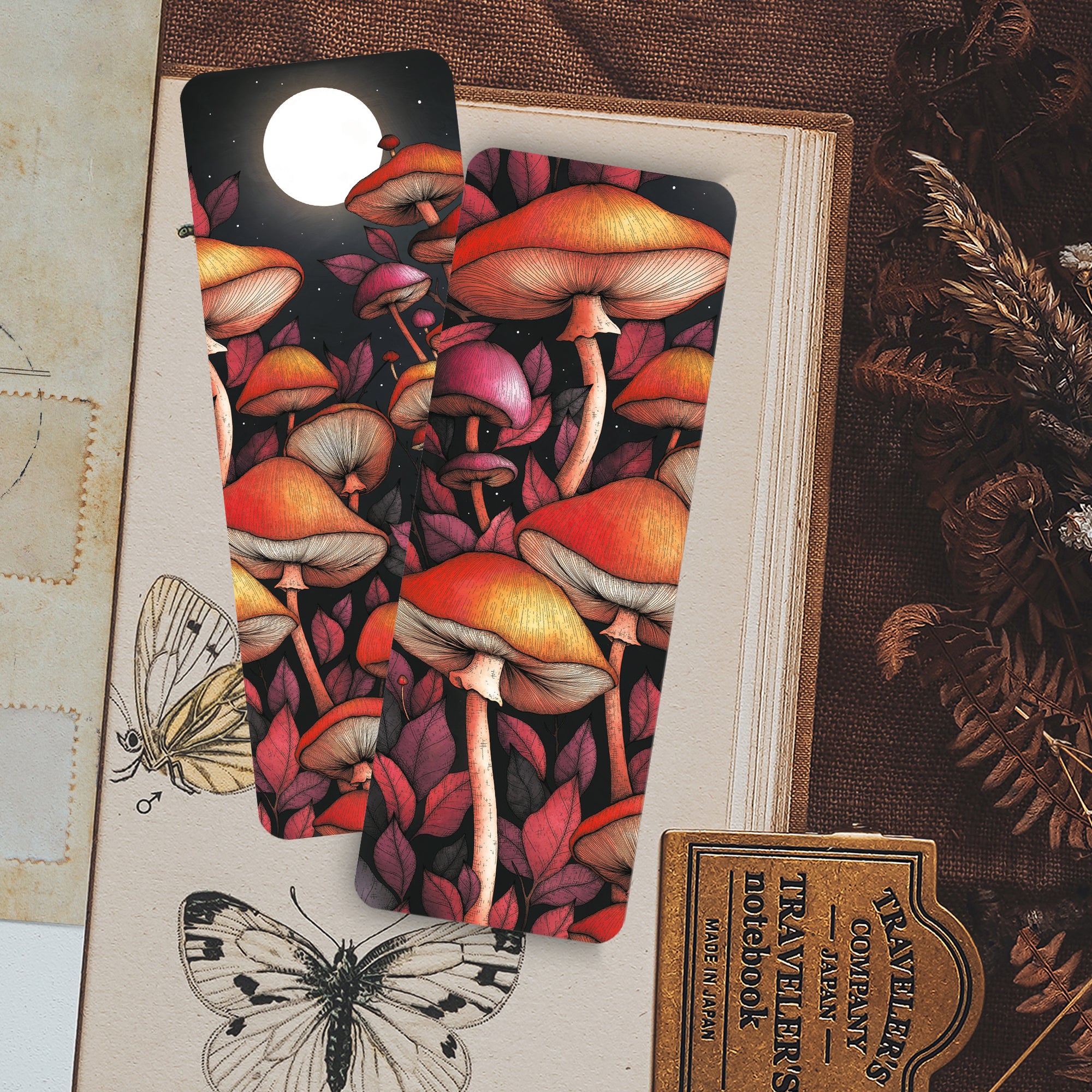 Moon Mushrooms - Bookmark