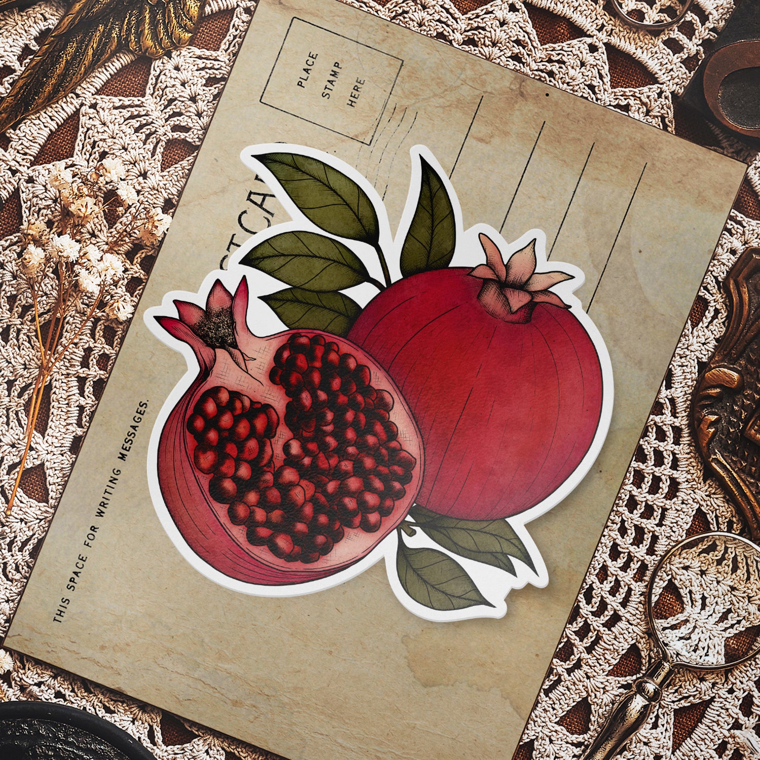 Pomegranates - Vinyl Sticker