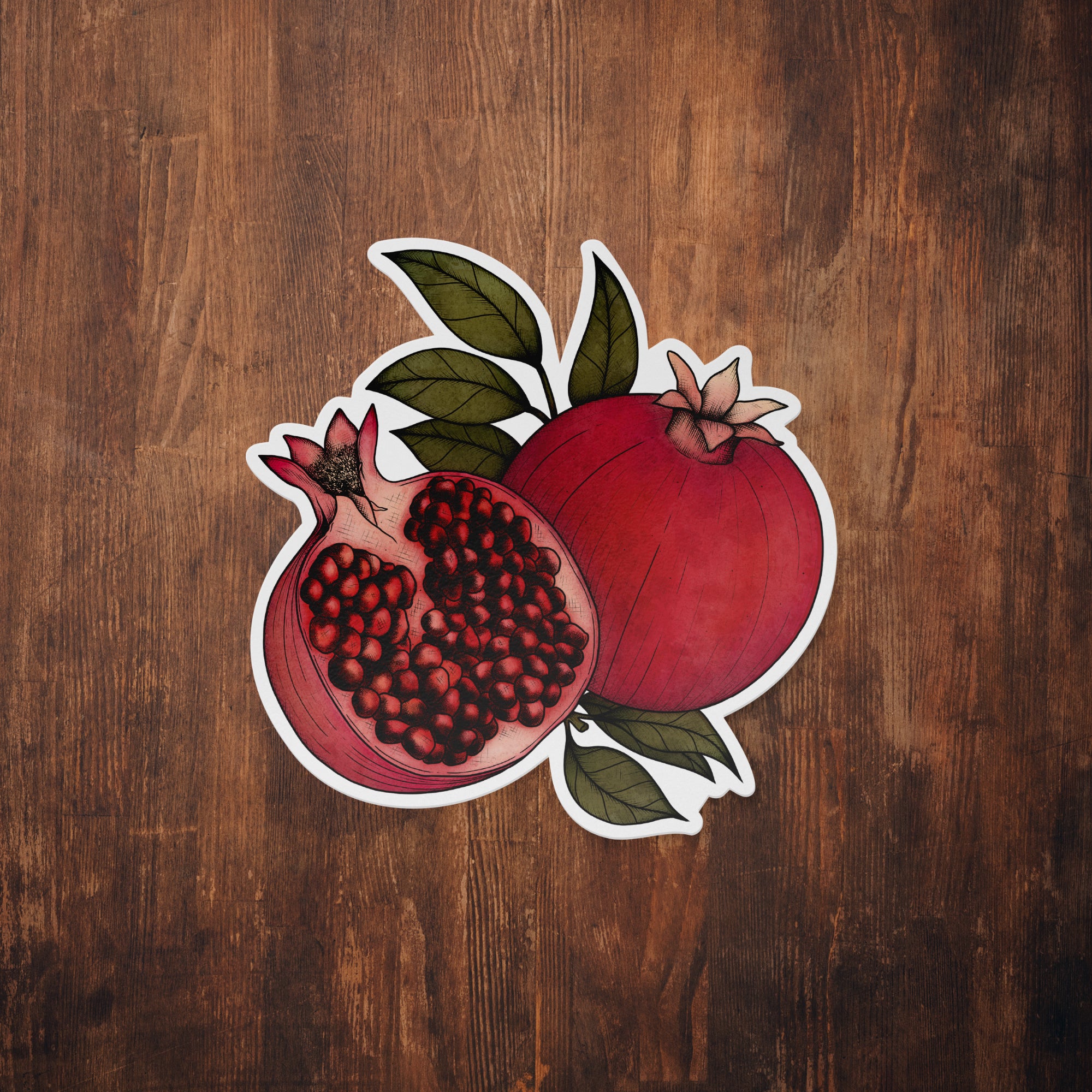 Pomegranates - Vinyl Sticker