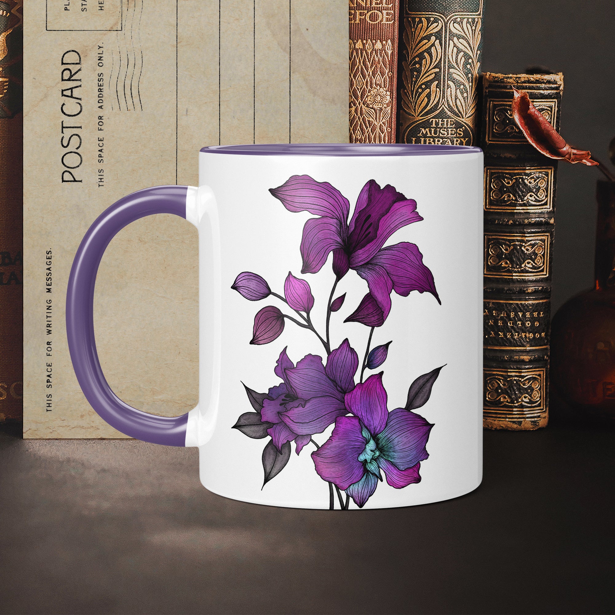 Purple Orchids - Ceramic Mug