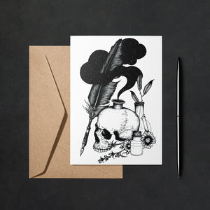 Quill and Ink - Greeting Card