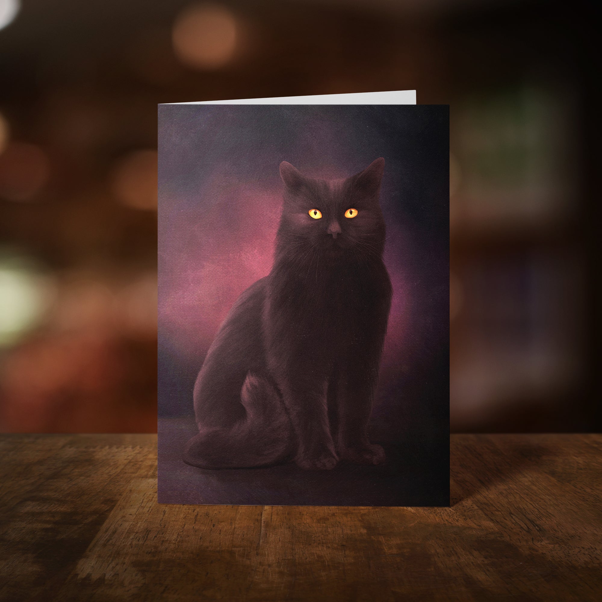 Shadow Cat - Greeting Card