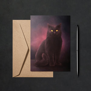 Shadow Cat - Greeting Card