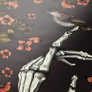 Skeleton and Sparrow - Giclée Art Print