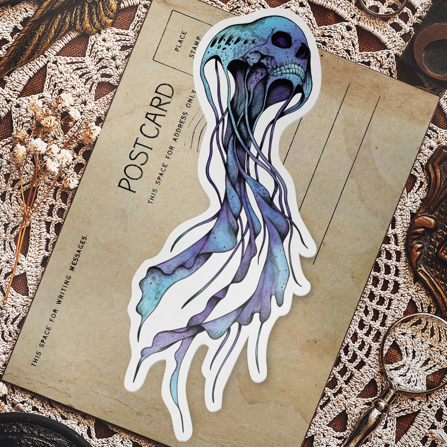 Skellyfish - Vinyl Sticker