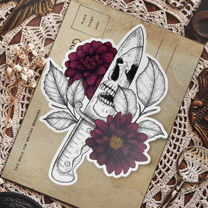 Skull Knife - Vinyl Sticker