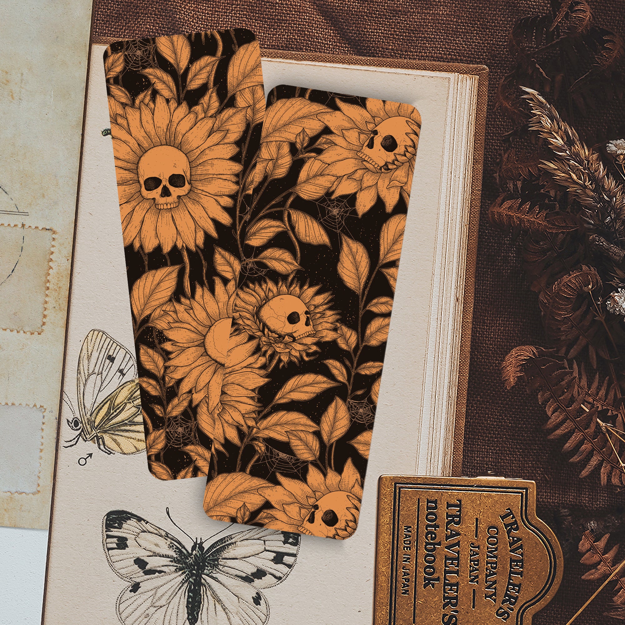 Skullflowers - Bookmark