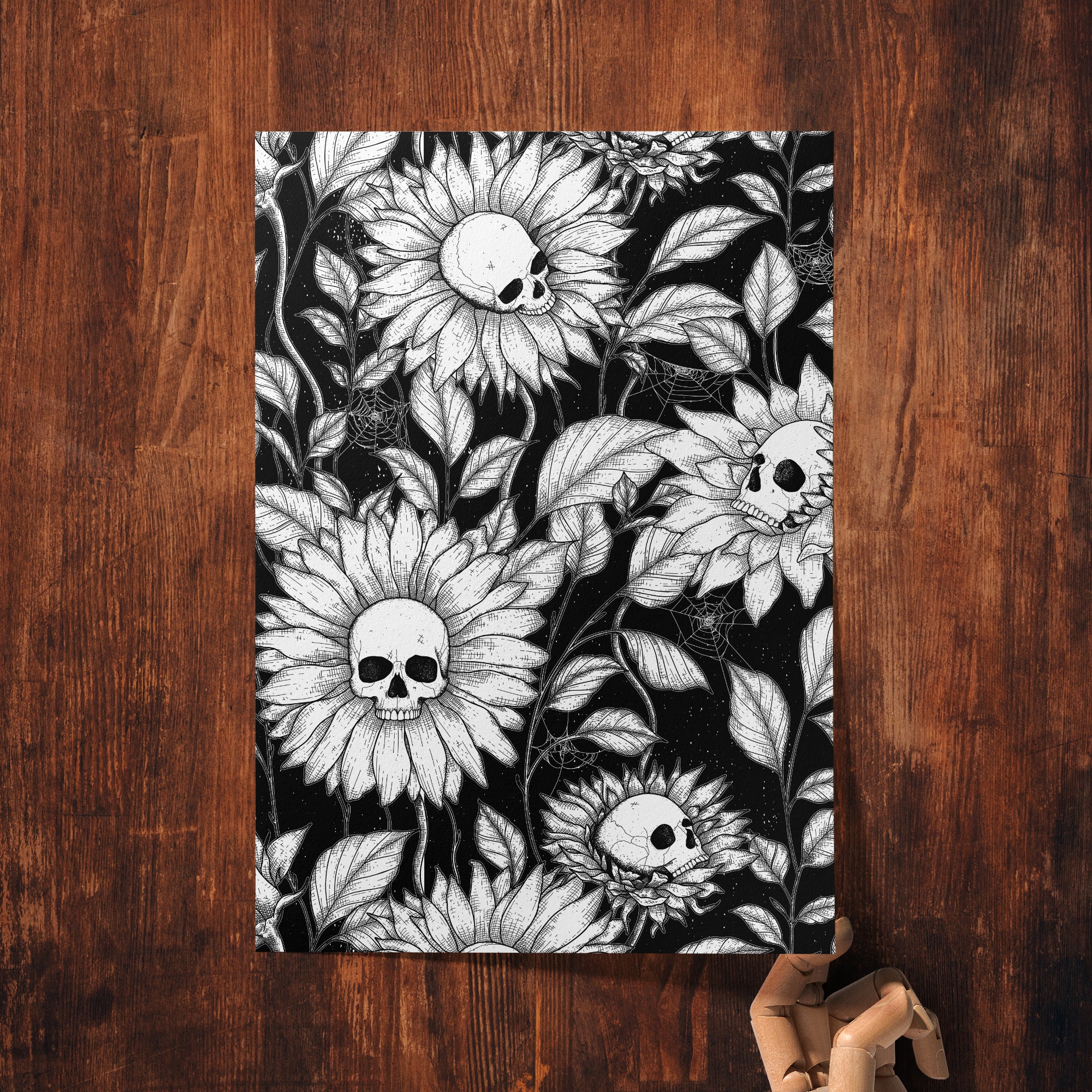 Skullflowers - Giclée Art Print