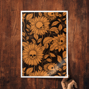 Skullflowers - Giclée Art Print