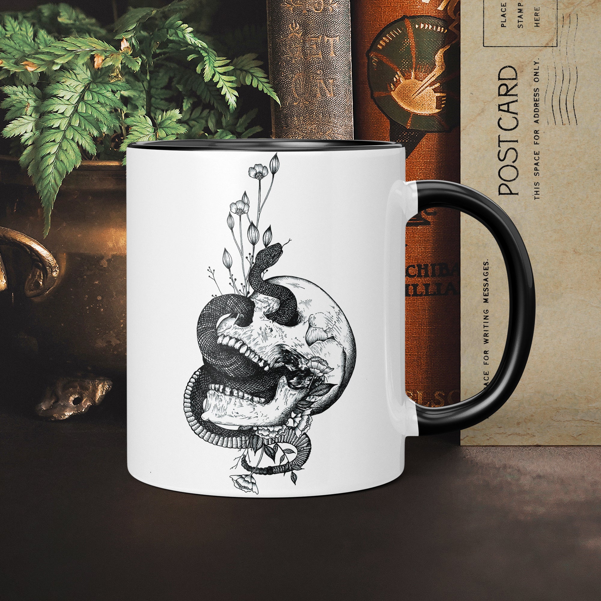 Snake and Skull - Ceramic Mug