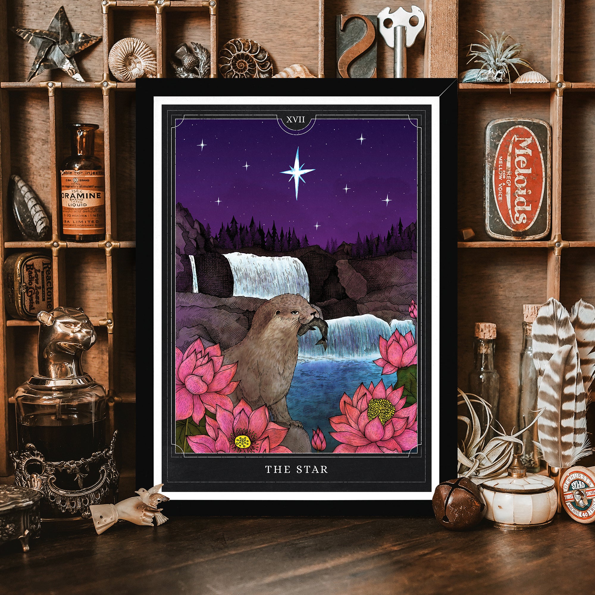 The Star Tarot - Framed Giclée Art Print