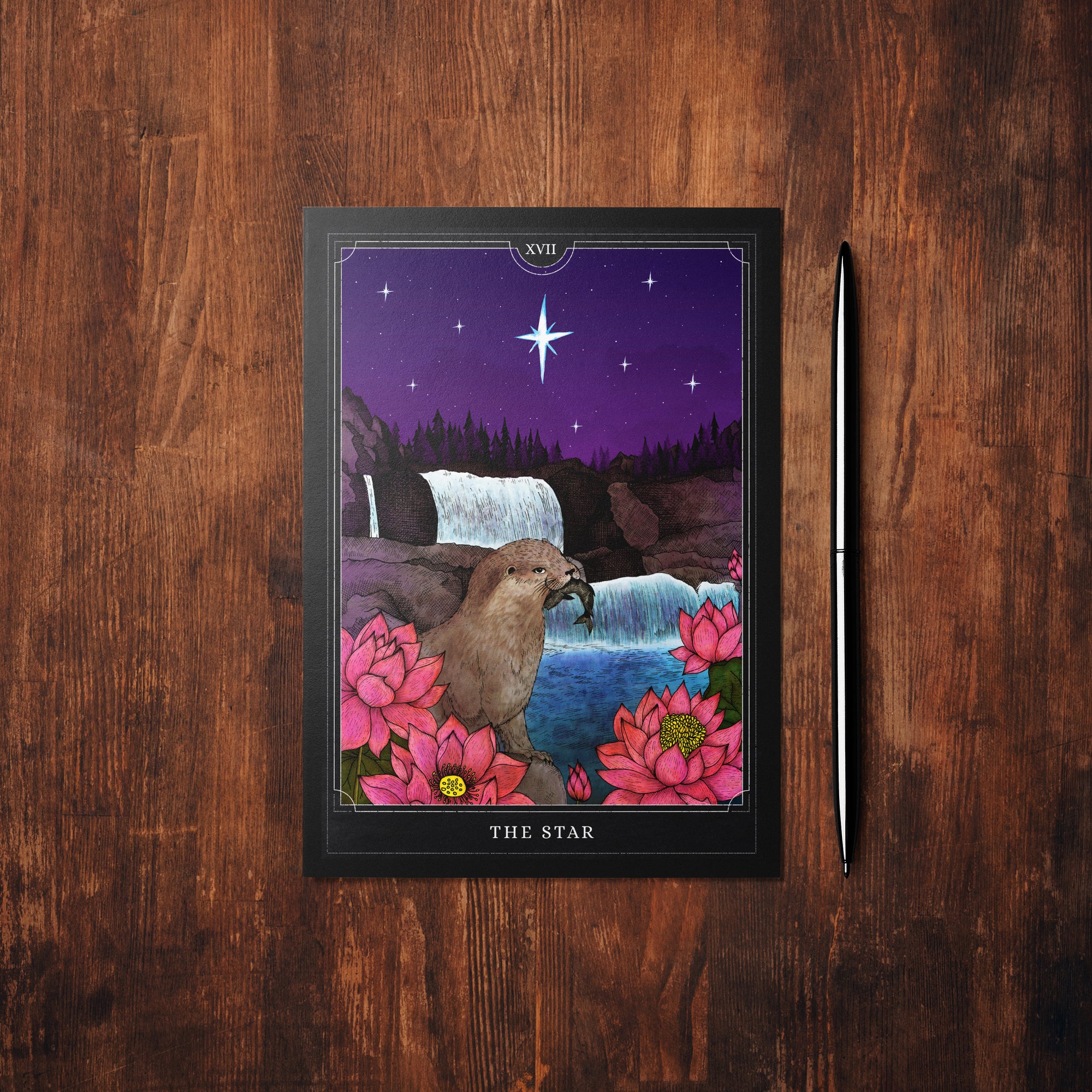 The Star Tarot - Glossy Fine Art Postcard