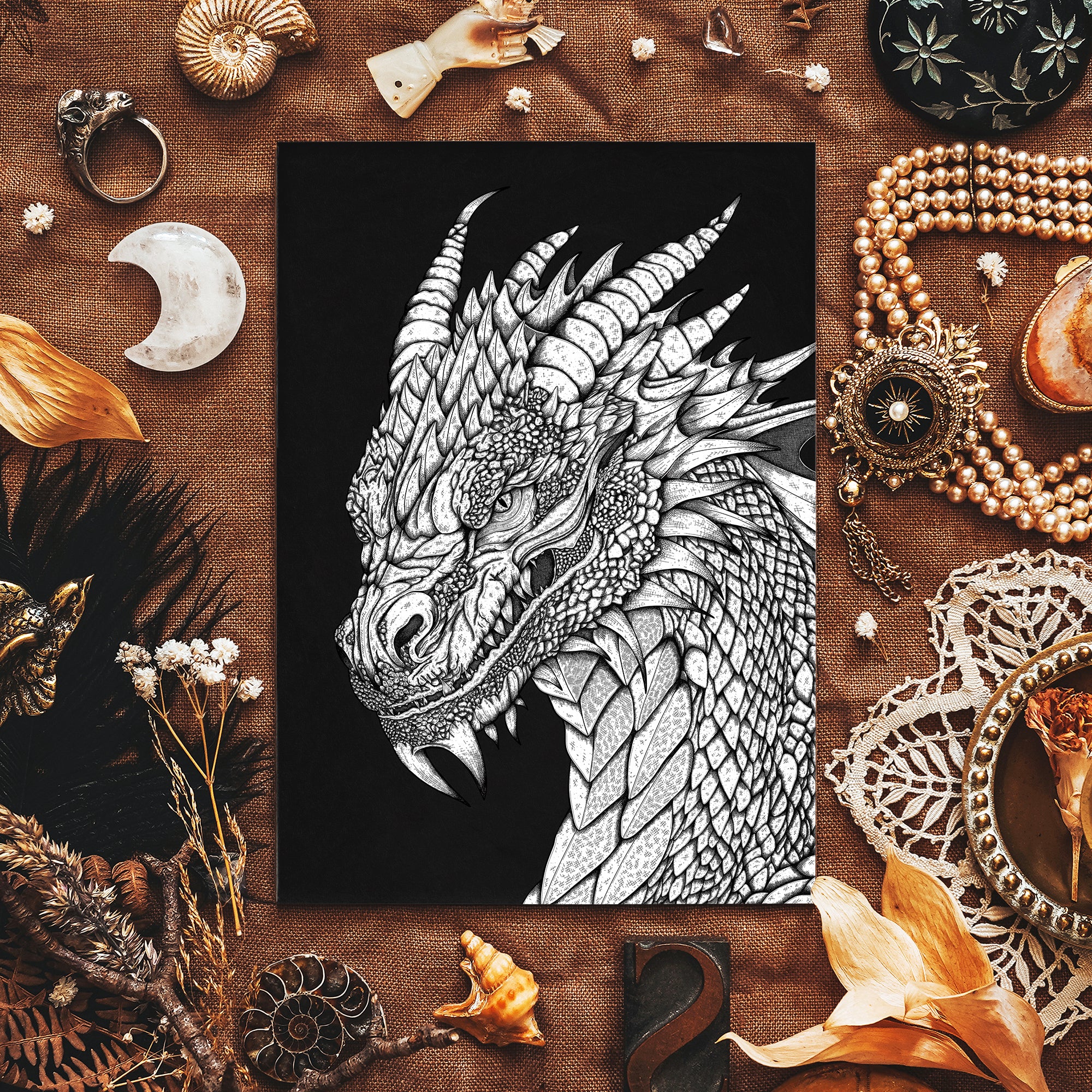 Storm Dragon - Giclée Art Print