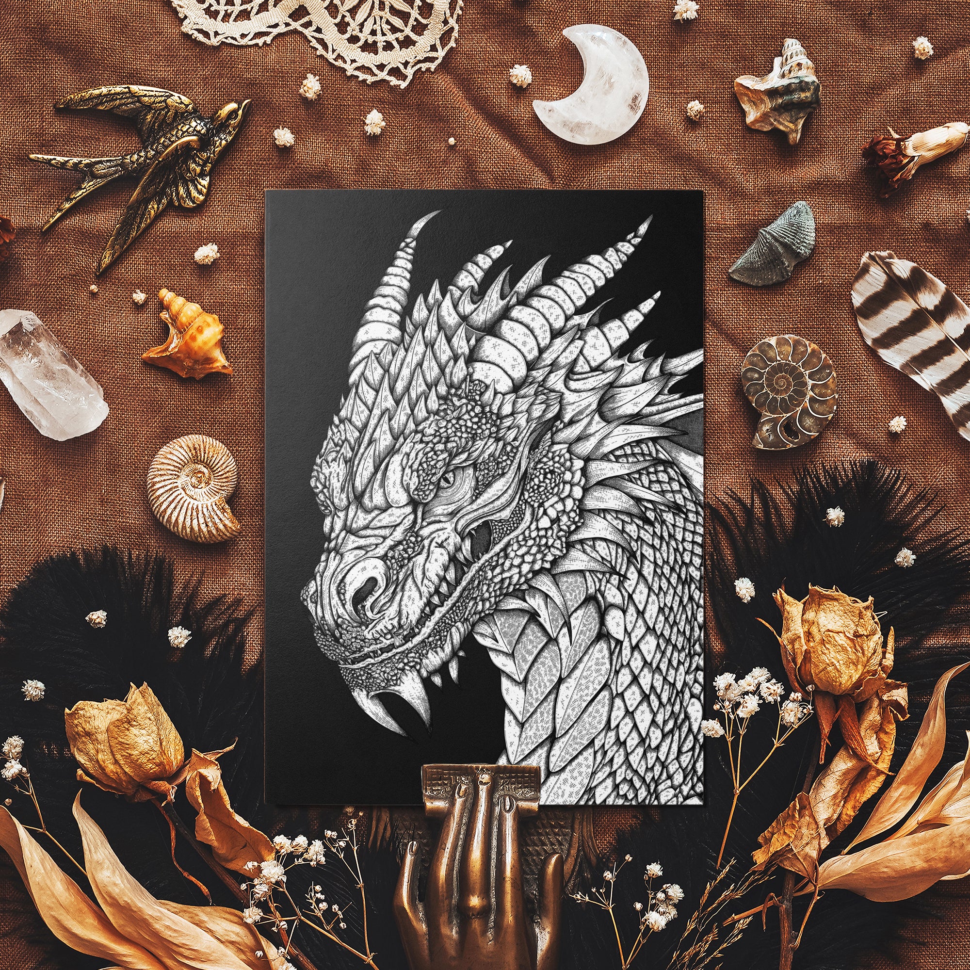 Storm Dragon - Mohawk Fine Art Postcard