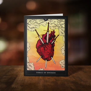 Three of Swords - Greeting Card