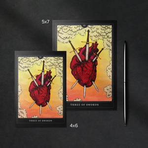 Three of Swords - Greeting Card